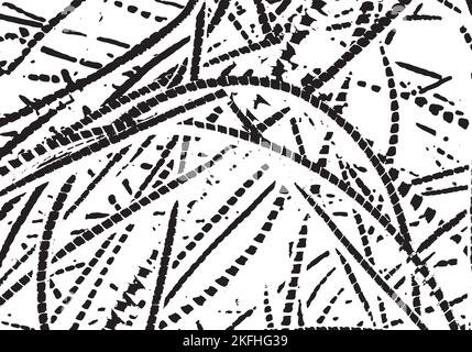 Rustic cracked vector texture with many cracks and scratches. Abstract background. Broken and damaged surface. Aged backdrop. Vector graphic illustrat Stock Vector