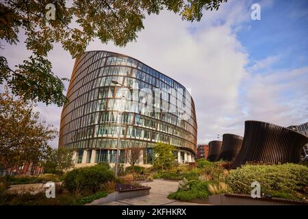 One Angel Square NOMA head office of the Co-operative Group one of the most sustainable large buildings in Europe Stock Photo