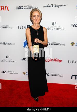 Los Angeles, CA  - Nov 17, 2022: Véronique Bonnie, owner of Château Malartic-Lagravière attends the  36th Annual American Cinematheque Awards Honoring Stock Photo