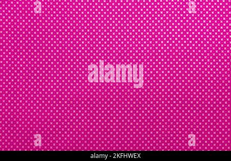 The cloth. Pink fabric background. Material for sewing clothes. Pattern. Fabric texture Stock Photo