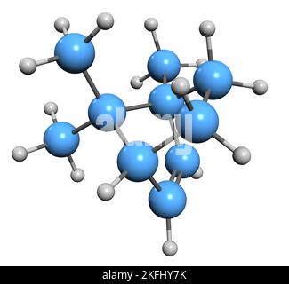 3D image of Geranyl pyrophosphate skeletal formula - molecular chemical ...