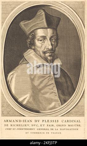 Armand Jean du Plessis, Cardinal Richelieu. Stock Photo
