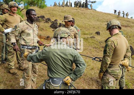 Staff Sgt. Daudi Ola, A Rappel Master Assigned To B Company, 2nd ...