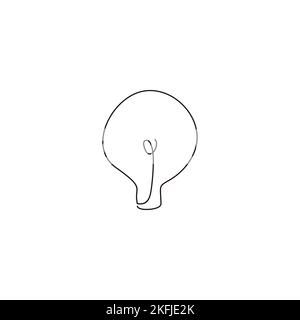 Lamp, line geometric symbol simple logo vector Stock Vector
