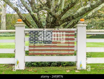 an arrangement of objects support ukraine and the US Stock Photo