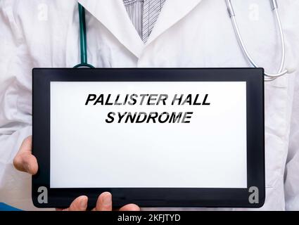 Pallister-Hall syndrome, conceptual image Stock Photo