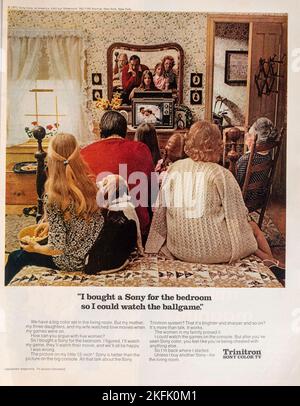 Vintage 18 June 1971 'Life' magazine advert, USA Stock Photo