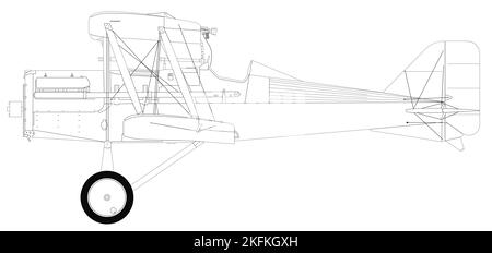 Royal Aircraft Factory S.E.5 Stock Photo