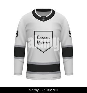 Realistic hockey kit, shirt template for ice hockey jersey. Los Angeles  Kings Stock Vector Image & Art - Alamy