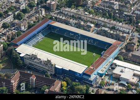 Aerial photograph of Queens Park Rangers Loftus Road Stadium Stock ...