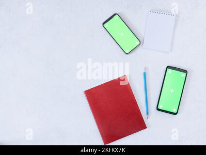 green screen mobile phone, green screen mobile phone layout template ...