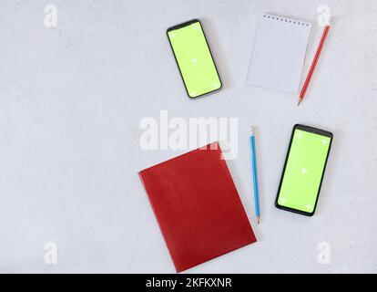 green screen mobile phone, green screen mobile phone layout template ...
