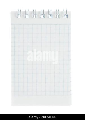 small notepad isolated Stock Photo