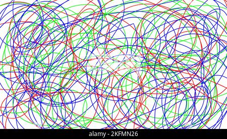 Confusing background, complex pattern, doodle backdrop. Hand drawn doodle grunge background Stock Vector