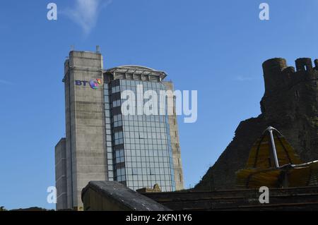 13th November 2022, Swansea, Wales, United Kingdom. The BT Tower. Stock Photo