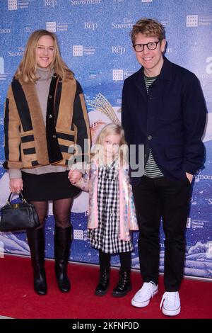 London, UK . 19 November, 2022 . Josh Widdicombe pictured at the The Snowman 25th Anniversary gala performance held at the Peacock Theatre. Credit:  Alan D West/EMPICS/Alamy Live News Stock Photo