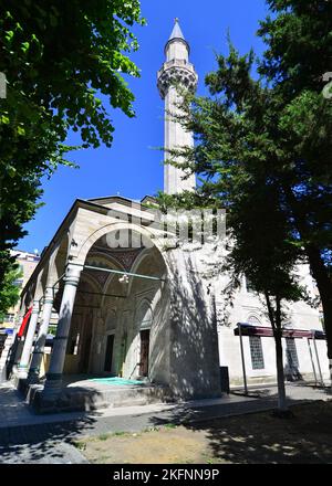 Bali Pasha Mosque, located in Fatih district in Istanbul, was built by Mimar Sinan in the 16th century. Stock Photo