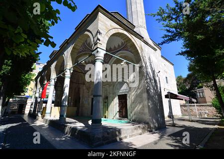 Bali Pasha Mosque, located in Fatih district in Istanbul, was built by Mimar Sinan in the 16th century. Stock Photo