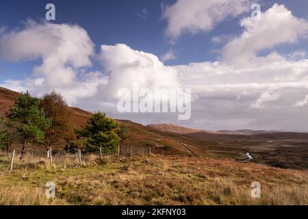 Moor in the highlands of northwest Scotland Stock Photo
