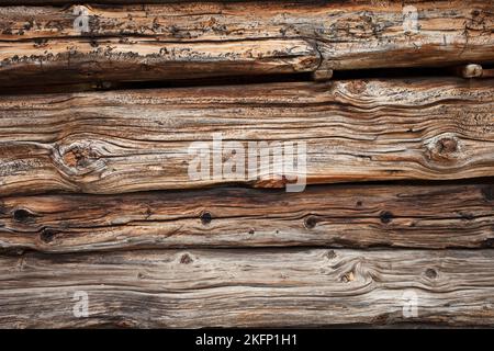 Natural pine wood panels as background Stock Photo