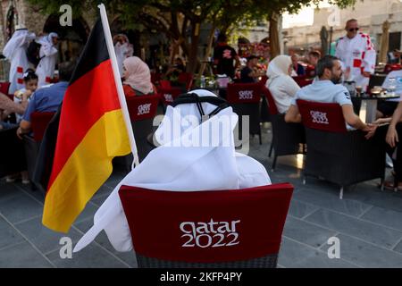 Doha, Qatar on November 19, 2022. More and more fans from different parts of the world can be seen at Souq Waqif market ahead of the start of the FIFA World Cup in Doha, Qatar on November 19, 2022. Photo: Igor Kralj/PIXSELL Stock Photo