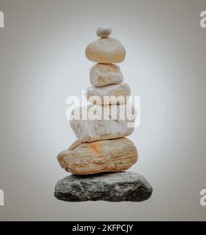 Zen stone for spa background Stock Photo