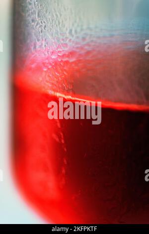 Brut rosé in a glass. Stock Photo