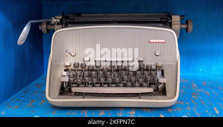 Messa M8 Typewriter manufactured in the year 1966 Stock Photo