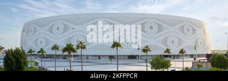 Thumama,Qatar- September 09,2022 :Al Thumama Stadium's dynamic and imaginative shape celebrates local culture and traditions just as much as it does a Stock Photo