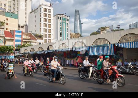 Ben Thanh Market Ho Chi Minh City Saigon Vietnam Stock Photo