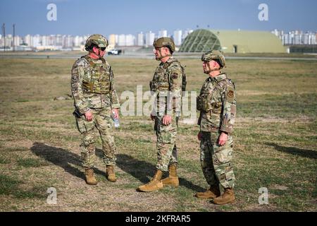 Col. Calvin Powell, 39th Air Base Wing Commander, Coins Sally Truhitte ...