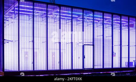 Flood pumping station in Schönhauser Straße, Cologne, North Rhine-Westphalia, Germany, Europe Stock Photo