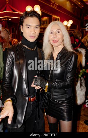 Paris, France. 18th Nov, 2022. Jeremy Bellet and Veronique Koch attend Singrid Campion's Show Liberta at Le Cirque d'hiver Bouglione . Stock Photo