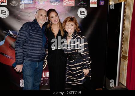 Paris, France. 18th Nov, 2022. Singrid Campion with his cousins attend Singrid Campion's Show Liberta at Le Cirque d'hiver Bouglione . Stock Photo