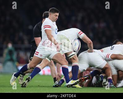 London ENGLAND - November 19:England's Ben Young  during Autumn International Series match between England against New Zealand at Twickenham stadium, Stock Photo