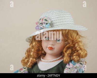 porcelain dolls with numbers on neck