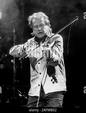 Tymon Dogg (born Stephen John Murray) - English singer-songwriter & multi-instrumentalist.  was a member of Joe Strummer's last band, The Mescaleros. Stock Photo