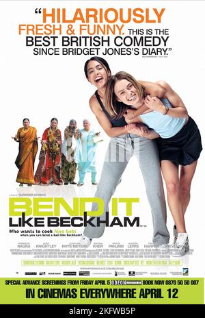 PARMINDER K. NAGRA, KEIRA KNIGHTLEY, BEND IT LIKE BECKHAM, 2002 Stock Photo