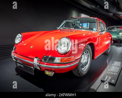 Stuttgart-Zuffenhausen - 12 November 2022 - Porsche Museum, Porsche 911 901 No 57 Stock Photo