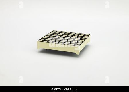 A dot matrix LED module. This port is used by the electronics hobbyist for DIY materials. Stock Photo