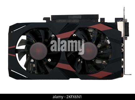Premium graphic card on white background Stock Photo