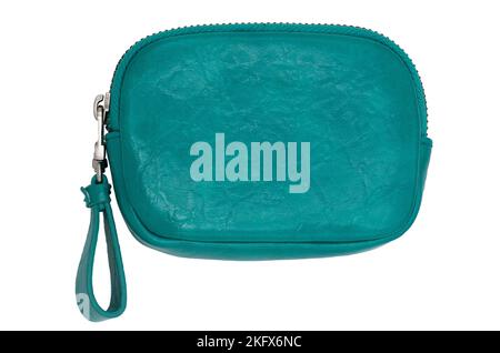 green woman purse Stock Photo