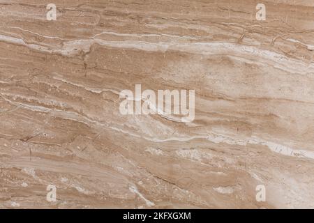 Daino reale, natural soft marble background, stone texture in light tone. Slab photo. Glossy beige pattern for exterior home decoration, floor tiles Stock Photo