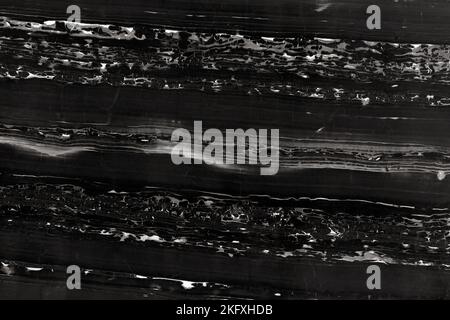 Port black - glossy natural marble stone texture, photo of slab. Dark vines marble abstract background. Pattern used as ceramic wall floor tiles, 3d Stock Photo