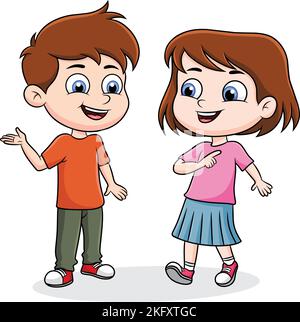 cute little student boy with female teacher in schooldesk vector ...