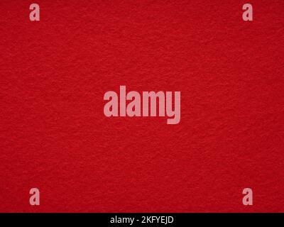 Bright red felt rough texture. Surface of felted fabric texture abstract background. Pattern for text, lettering, patchworkor other art work. Full Stock Photo