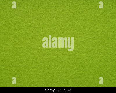 Bright or soft green felt, velvet texture. Soft background for text, lettering, patchworkor other art work. Full frame backdrop, pattern, wallpaper Stock Photo