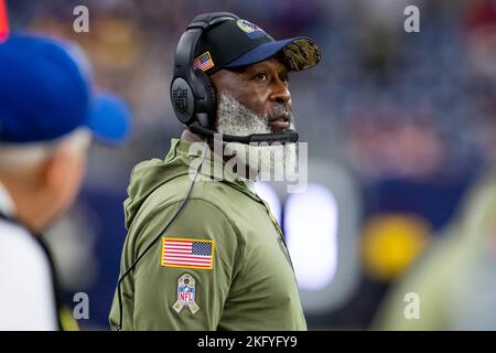 Houston, TX, USA. 20th Nov, 2022. Washington Commanders quarterback Sam  Howell (14) during a game between