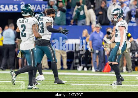 Philadelphia Eagles' Reed Blankenship warms up before an NFL divisional  round playoff football game, Saturday, Jan. 21, 2023, in Philadelphia. (AP  Photo/Matt Slocum Stock Photo - Alamy