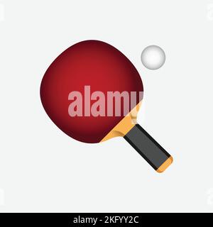 Table Tennis icon, Sport Concept, Flat Style. - Vector. Vector illustration Stock Vector